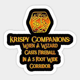 Krispy Companions Sticker